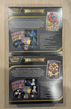 Pokemon Mega Evolution Pokemon Center Elite Trainer Box ETB Set of 2 Sealed - Image 2