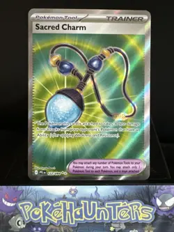 Pokemon Card Sacred Charm 122/094 Phantasmal Flames Secret Rare Near Mint - Image 1