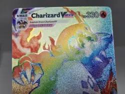 Pokemon Charizard VMAX 074/073 Champion's Path Secret Rare Rainbow Holo sc - Image 2