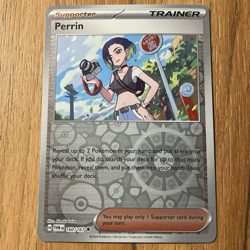 Perrin 160/167 Twilight Masquerade Reverse Holo Pokemon Card NM - Image 1