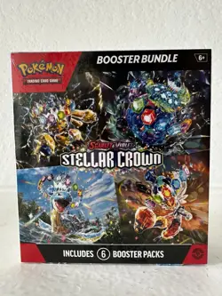 Pokemon Stellar Crown Booster Bundle Box Factory Sealed - Image 1