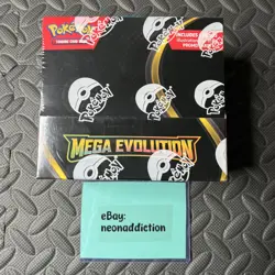 Pokemon TCG Mega Evolution Enhanced Booster Box w/ Box Topper Scarlet Violet NEW - Image 1