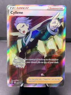 Pokemon TCG Cyllene 183/189 Full Art Holo Ultra Rare SWSH10: Astral Radiance NM - Image 1