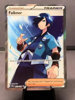 Pokemon TCG Falkner 251/193 Paldea Evolved Ultra Rare Full Art Holo NM/M - Image 1