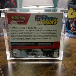 Pokemon Surging Sparks Booster Box New Factory Sealed With Acrylic Case - Image 3