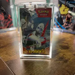 Pokemon Surging Sparks Booster Box New Factory Sealed With Acrylic Case - Image 4