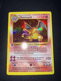Pokemon TCG Charizard Base Set 4/102 Holo 1999-2000 Wizards Base Set - Image 2