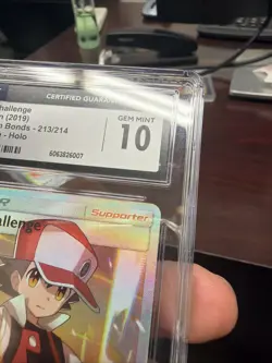 Pokemon Red's Challenge 213/214 Unbroken Bonds Ultra Rare Holo CGC 10 - Image 3