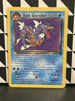 Dark Gyarados 25/82 Team Rocket Unlimited Rare Pokemon - Near Mint Condition - Image 1