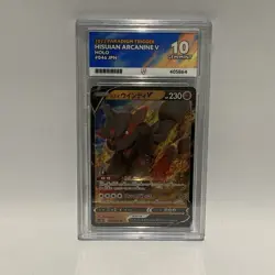 Pokemon 2022 Paradigm Trigger Hisuian Arcanine V Holo 046/098 Ace Graded 10 - Image 1