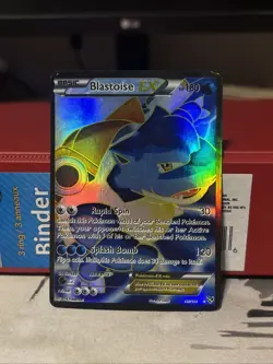 Blastoise EX 142 Full Art Holo Pokemon Card 2014 Lightly Played, Good Condition - Image 1