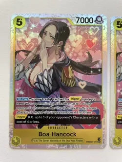 One Piece Card Game Boa Hancock (x3) PRB02-017 SR English - Image 3