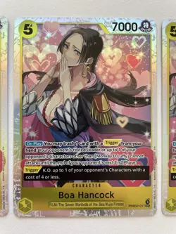 One Piece Card Game Boa Hancock (x3) PRB02-017 SR English - Image 4