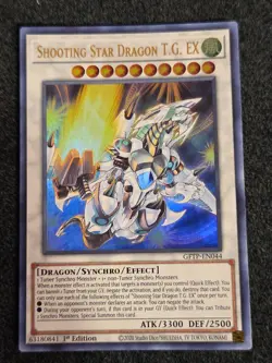 YuGiOh! - Shooting Star Dragon T.G. EX GFTP-EN044 Ultra Rare 1st Edition NM - Image 1