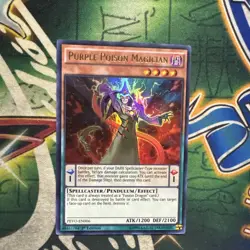 Yugioh! Purple Poison Magician PEVO-EN006 Ultra Rare 1st Edition NM - Image 1