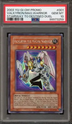 Yu-Gi-Oh! Valkyrion The Magna Warrior Stairway to Destined Duel SDD-001 PSA 10 - Image 1