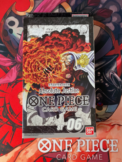 One Piece TCG ST06 Absolute Justice Starter Deck English Brand New Sealed - Image 1