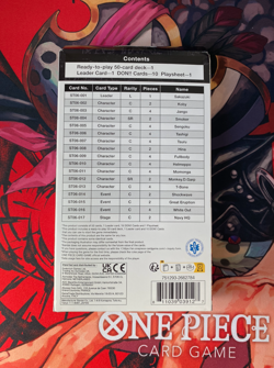 One Piece TCG ST06 Absolute Justice Starter Deck English Brand New Sealed - Image 2