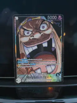 Marshall D. Teach OP09-081 Leader ALT ART (Parallel) - Emperors in the New World - Image 1