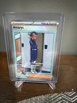 Pokemon TCG Prismatic Evolutions Amarys 170/131 Special Illustration Rare SIR - Image 1