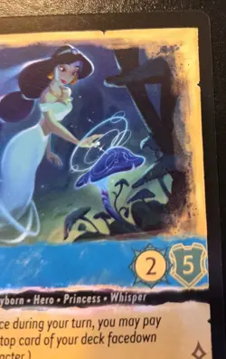 Jasmine - Soothing Princess 149/204 Uncommon Whispers In The Well Disney Lorcana - Image 3