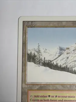 MTG Taiga Revised Edition Dual Land, NM/LP Condition - Image 2