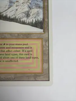 MTG Taiga Revised Edition Dual Land, NM/LP Condition - Image 4