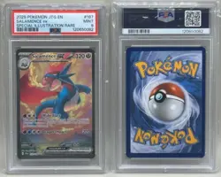 2025 Pokemon JTG En Special Illustration Rare #187 Salamence ex PSA 9 MINT - Image 1