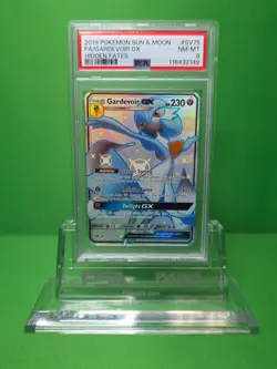 POKEMON 2019 HIDDEN FATES GARDEVOIR GX FULL ART SV75/SV94 PSA 8 - Image 1