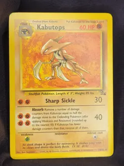 Lot of 2 Kabutops Fossil Card 1999 WOTC 24/62 Vintage Non-Holo Rare LP/NM - Image 3