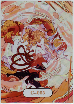 ❤YAE MIKO - Goddess Story Anime Waifu Doujin Card - MILLEFIORI - C-05 GENSHIN - Image 2