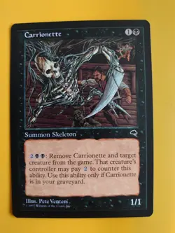 MTG Card. Carionette Tempest. Old Vintage as pictures - Image 3