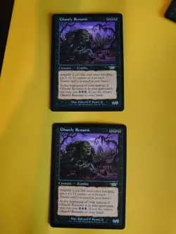 MTG Card. Ghastly Remains x2 Legions Zombie rare 2 cards - Image 1
