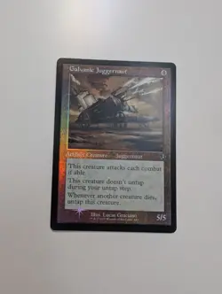 MTG - Galvanic Juggernaut (Retro Frame Foil)- Innistrad Remasterd NM/M Condition - Image 1