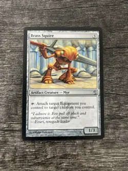 MTG 1x Brass Squire x1 LP Mirrodin Besieged - Image 1