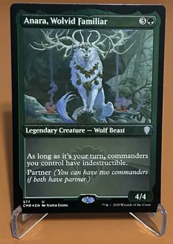 Anara, Wolvid Familiar (Foil Etched) Commander Legends Foil - Image 1