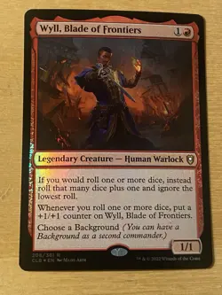 1x Wyll, Blade of Frontiers FOIL NM Eng MTG - Commander Legends Baldur's Gate - Image 1
