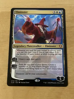 MTG - Elminster - Commander Legends: Battle for Baldur's Gate - NM - Image 1