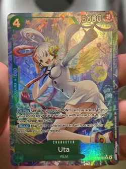 Uta (Alt Art) OP13-023 SR Carrying on His Will - ONE PIECE Card Game ENGLISH :NM - Image 1
