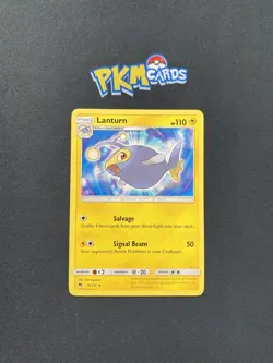 Pokemon TCG Lanturn Lost Thunder 74/214 Regular Rare LP. - Image 1