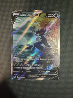 Pokemon Hisuian Samurott V GG51 Crown Zenith Galarian Gallery Ultra Rare Holo NM - Image 1