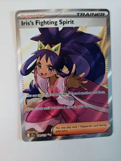 Pokemon TCG Iris's Fighting Spirit 180/159 Double Rare Sv09: Journey Together - Image 1