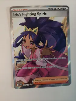 Pokemon TCG Iris's Fighting Spirit 180/159 Double Rare Sv09: Journey Together - Image 2