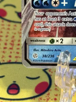 Tag Team Blastoise & Piplup GX 38/236 Sm-Cosmic Eclipse Holo LP Pokemon TCG - Image 4