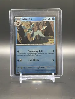 Glaceon SVP 171 - Pokemon TCG Scarlet & Violet - NM Black Star Promo COSMOS HOLO - Image 1