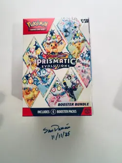 POKEMON TCG SCARLET & VIOLET PRISMATIC EVOLUTIONS FACTORY SEALED BOOSTER BUNDLE - Image 1