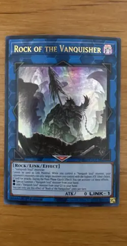 Rock of the Vanquisher WISU-EN022 - Yugioh Wild Survivors Ultra Rare 1st Ed - NM - Image 1