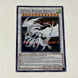Yu-Gi-Oh! TCG 1x Cosmic Blazar Dragon | DUSA-EN034 Ultra Rare 1st Edition NM - Image 1