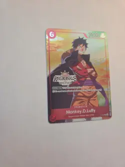 One Piece Monkey.D.Luffy P-001 Online Regional 2024 Vol. 2 Participant P NM - Image 2