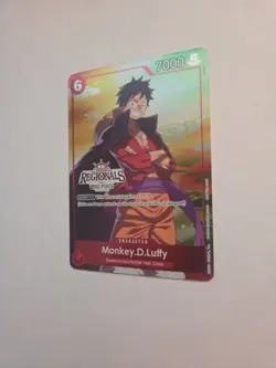 One Piece Monkey.D.Luffy P-001 Online Regional 2024 Vol. 2 Participant P NM - Image 3